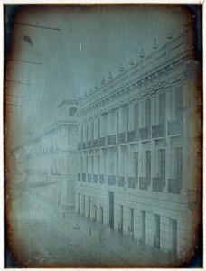 Daguerrotipo Casa del Marques del Apartado Convento y Colegio de la ensenanza, por Jean Prelier Dudoille, circa 1840