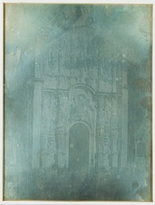 Daguerrotipo Fachada del Sagrario Metropolitano en la Catedral Metropolitana, por Jean Prelier Dudoille, circa 1840