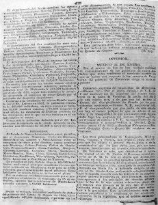 Michoacano Libre, del 2 de febrero de 1832, segunda página